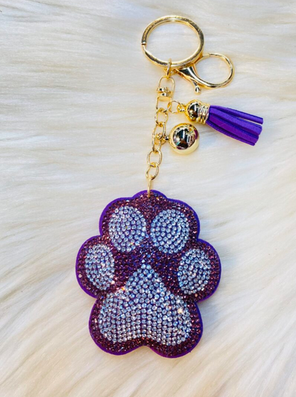 Glitzy Rhinestone Keyring