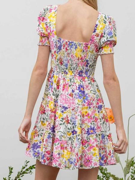 floral mini dress