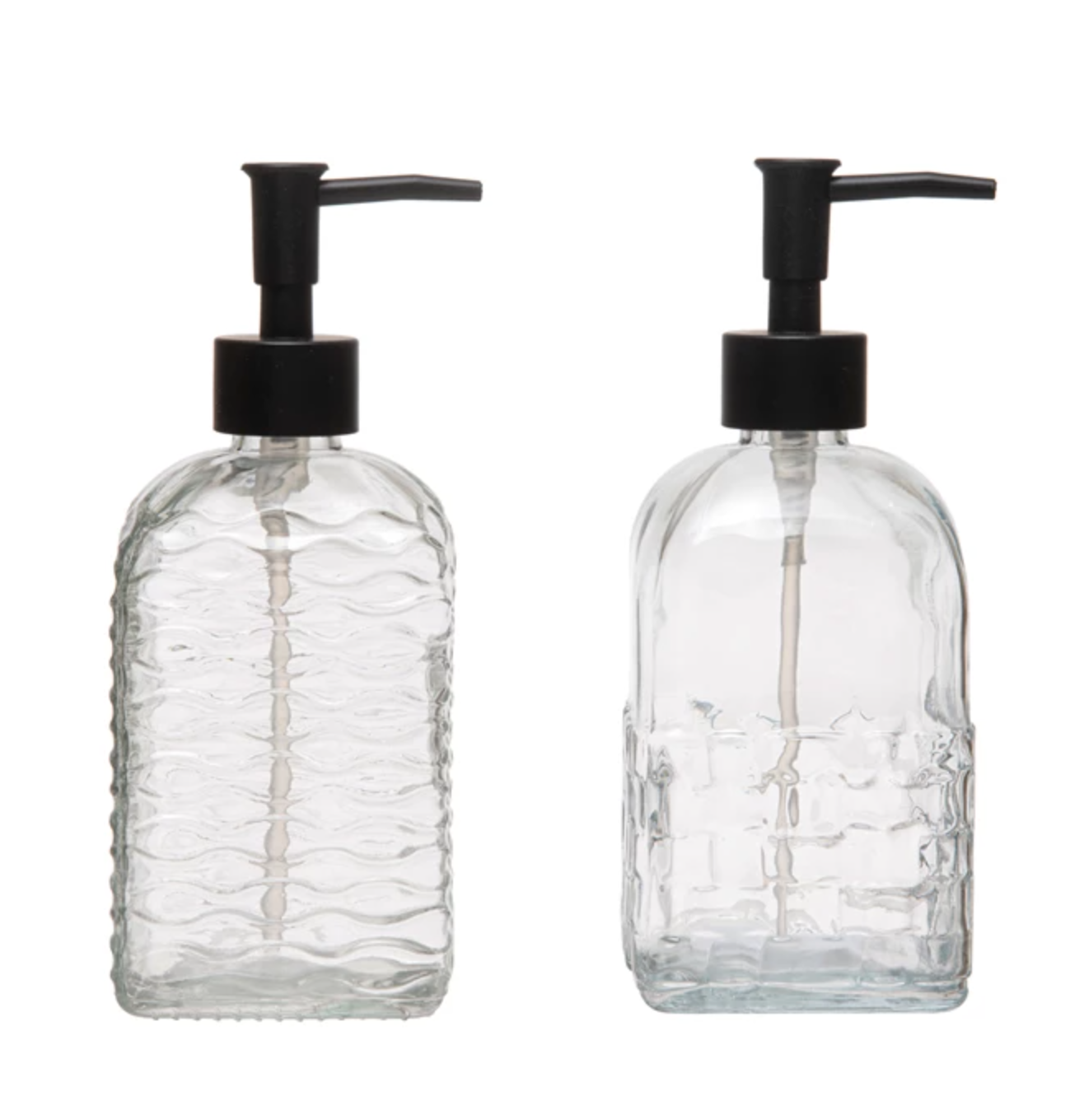 Embossed Soap Dispenser with Pump
