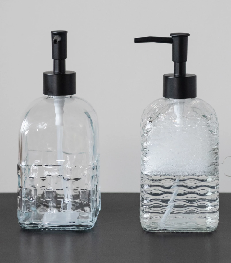 Embossed Soap Dispenser with Pump