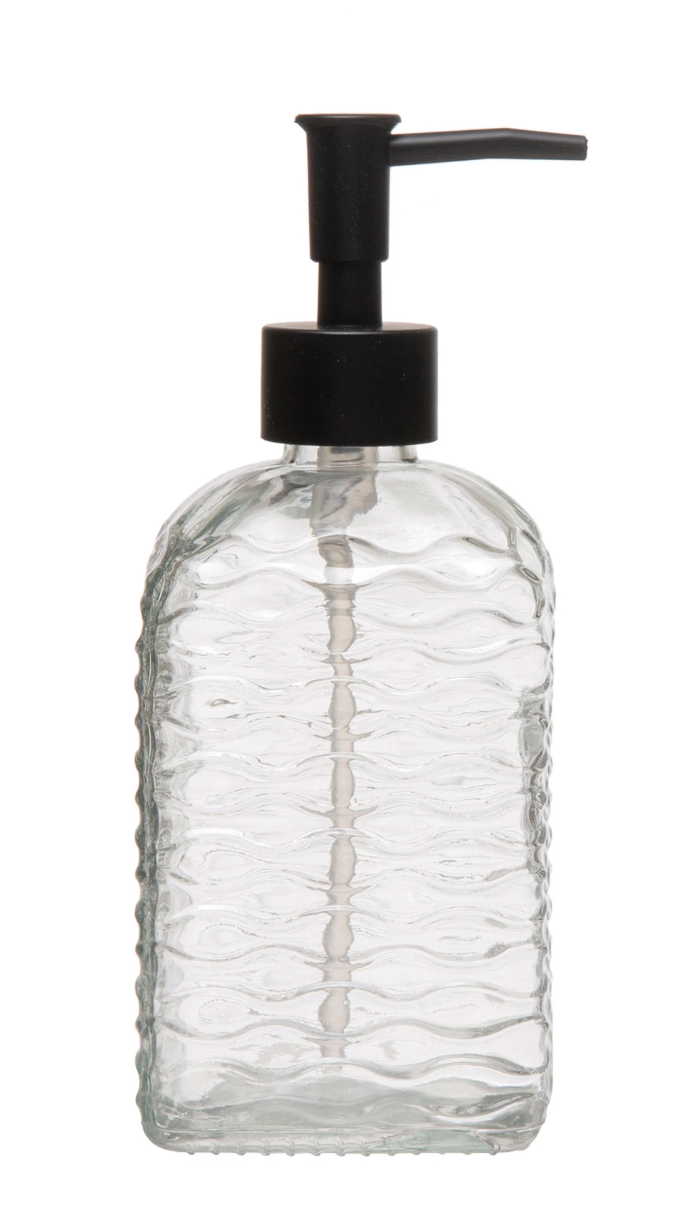 Embossed Soap Dispenser with Pump