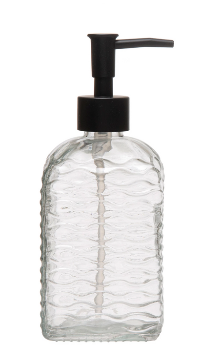 Embossed Soap Dispenser with Pump