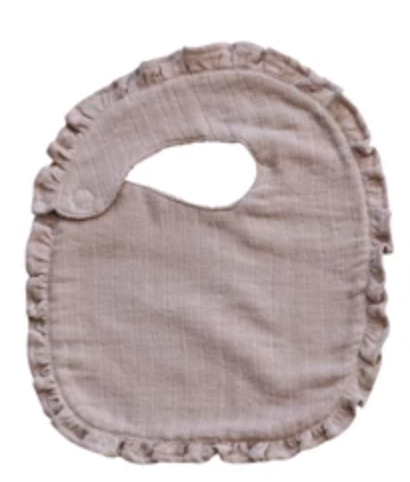 Ruffled Baby Bib