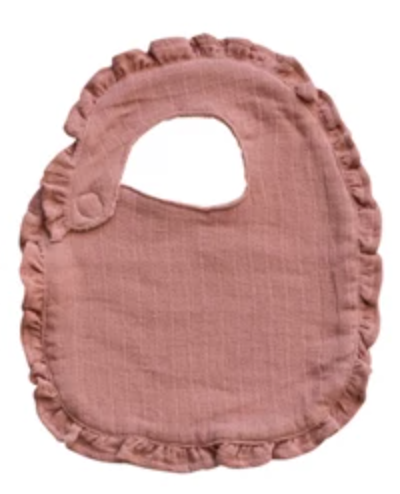 Ruffled Baby Bib