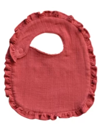 Ruffled Baby Bib