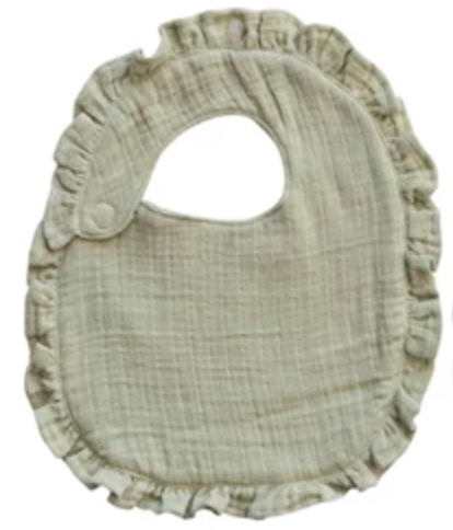 Ruffled Baby Bib