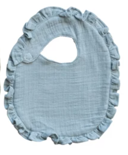 Ruffled Baby Bib