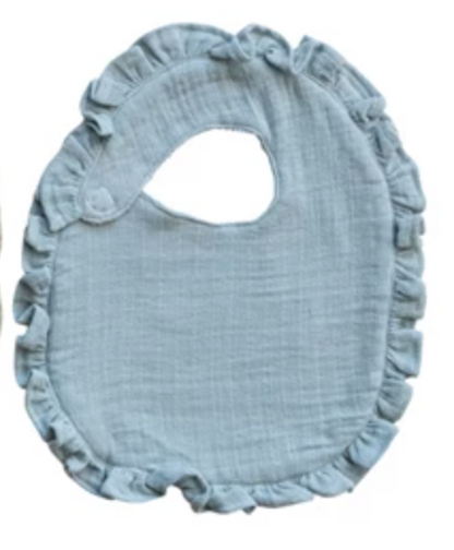 Ruffled Baby Bib