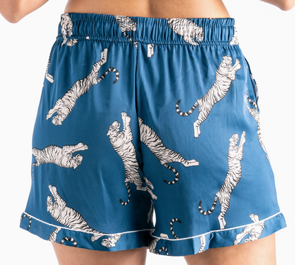 Hello Mello Beauty Sleep Satin Pajama Shorts