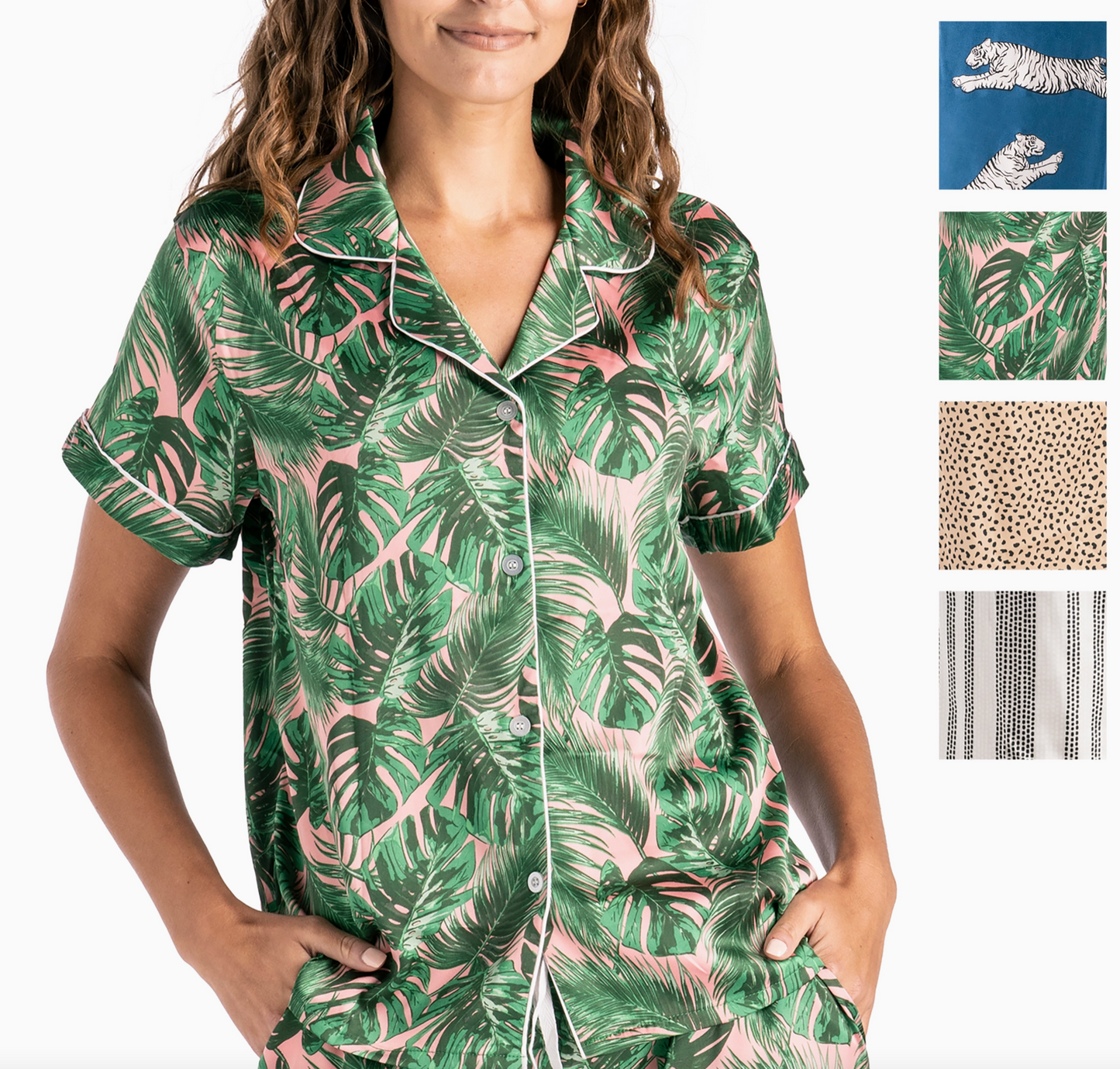 Hello Mello Beauty Sleep Satin Pajama Tops