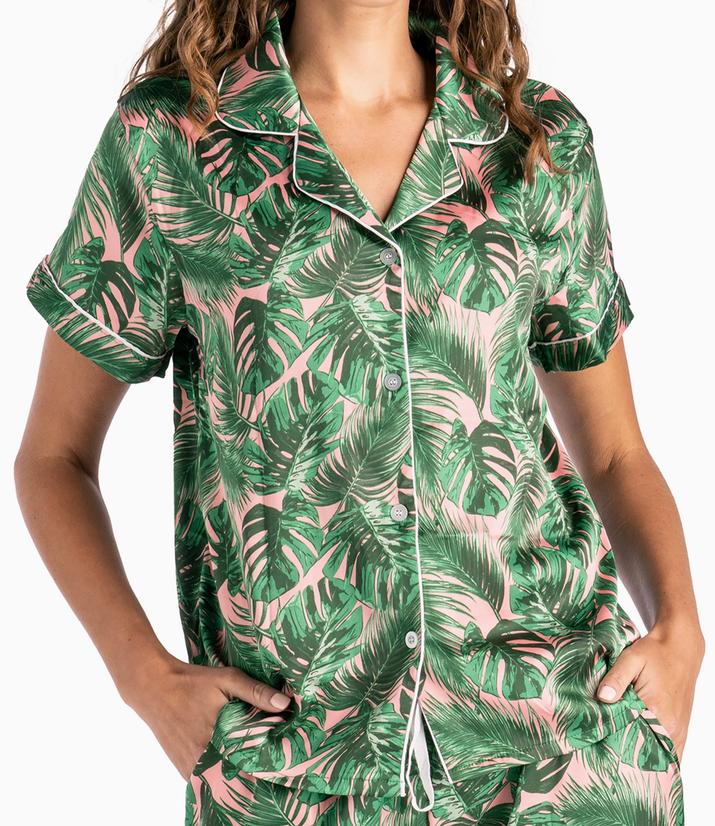 Hello Mello Beauty Sleep Satin Pajama Tops