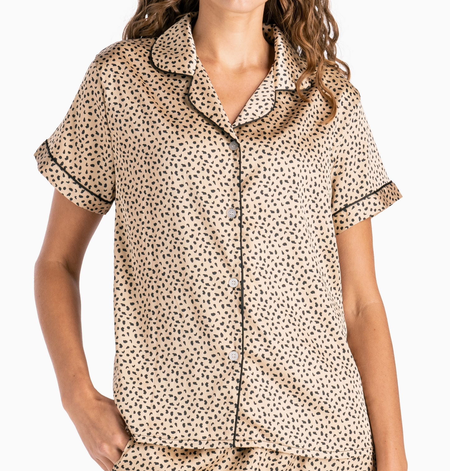 Hello Mello Beauty Sleep Satin Pajama Tops