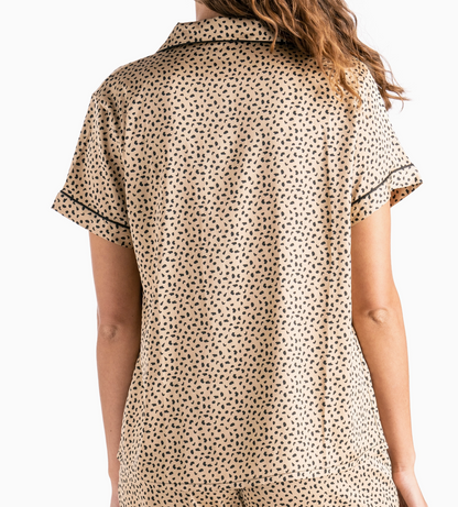 Hello Mello Beauty Sleep Satin Pajama Tops