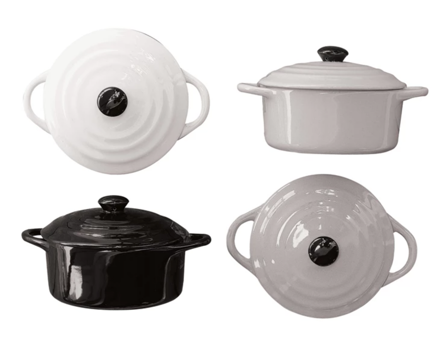 Stoneware Mini Baker with Lid