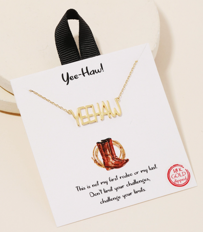 Yeehaw Necklace