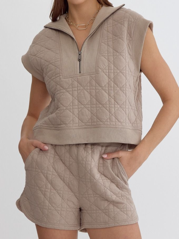 ELENA TEXTURED SHORTS SET