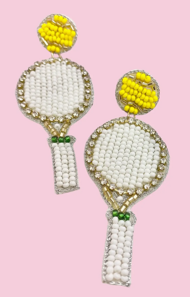 Beaded Statement Earrings