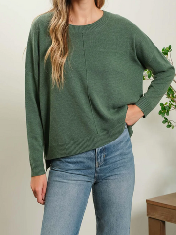 PALMER EXTENDED SHOULDER SWEATER