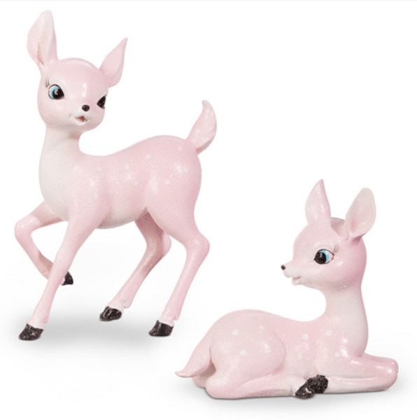 Pink Retro Deer