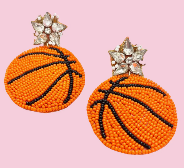 Beaded Statement Earrings