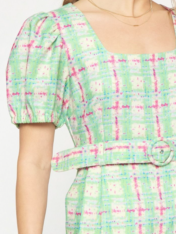 BENNETT PLAID ROMPER
