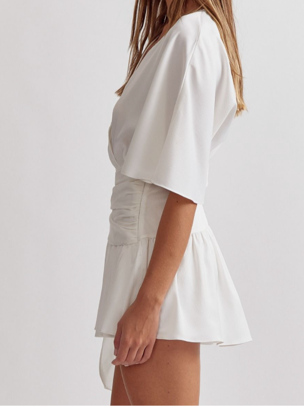 CARTER V-NECK MINI DRESS/SKORT