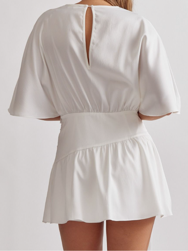 CARTER V-NECK MINI DRESS/SKORT