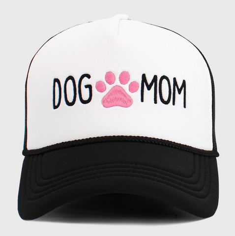 Dog Mom Embroidered Trucker Hat