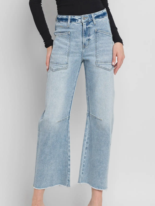 Heroine Super High Rise Barrel Jeans
