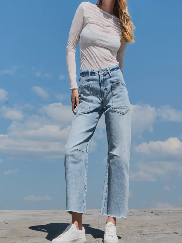 Heroine Super High Rise Barrel Jeans