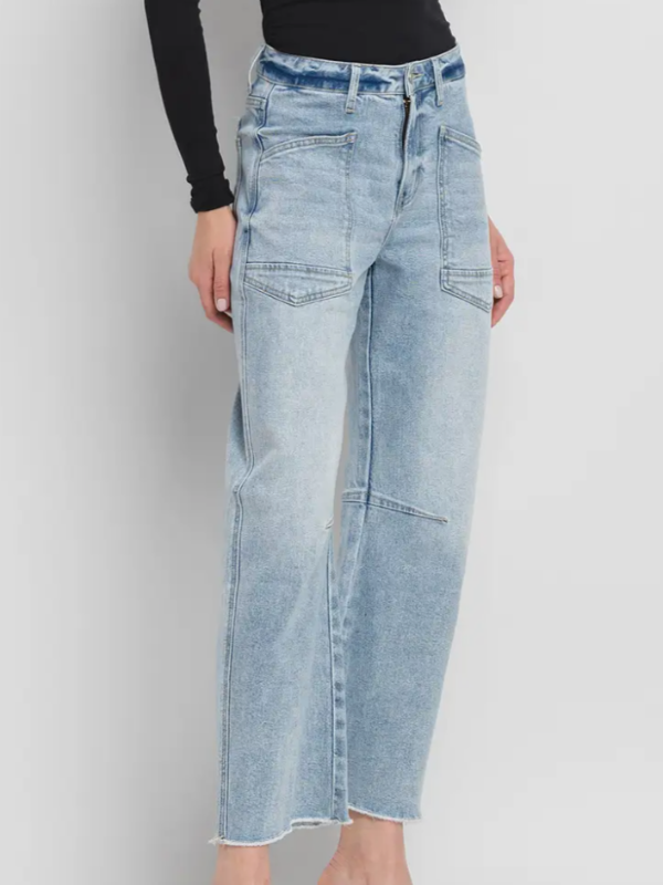 Heroine Super High Rise Barrel Jeans