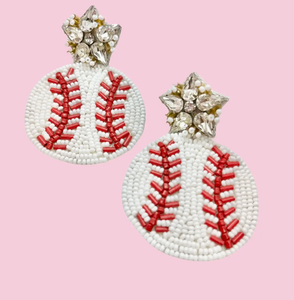 Beaded Statement Earrings
