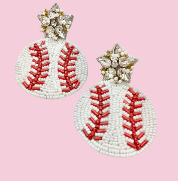 Beaded Statement Earrings