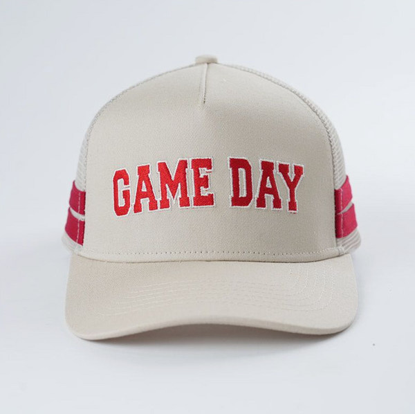 Game Day Double Stripe Trucker Hat