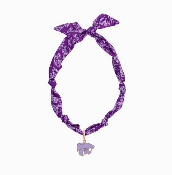 Kansas State Wildcats Bandana Scarf Necklace
