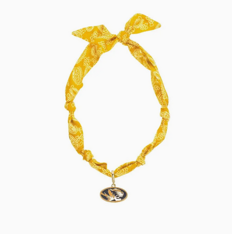Missouri Tigers Bandana Scarf Necklace