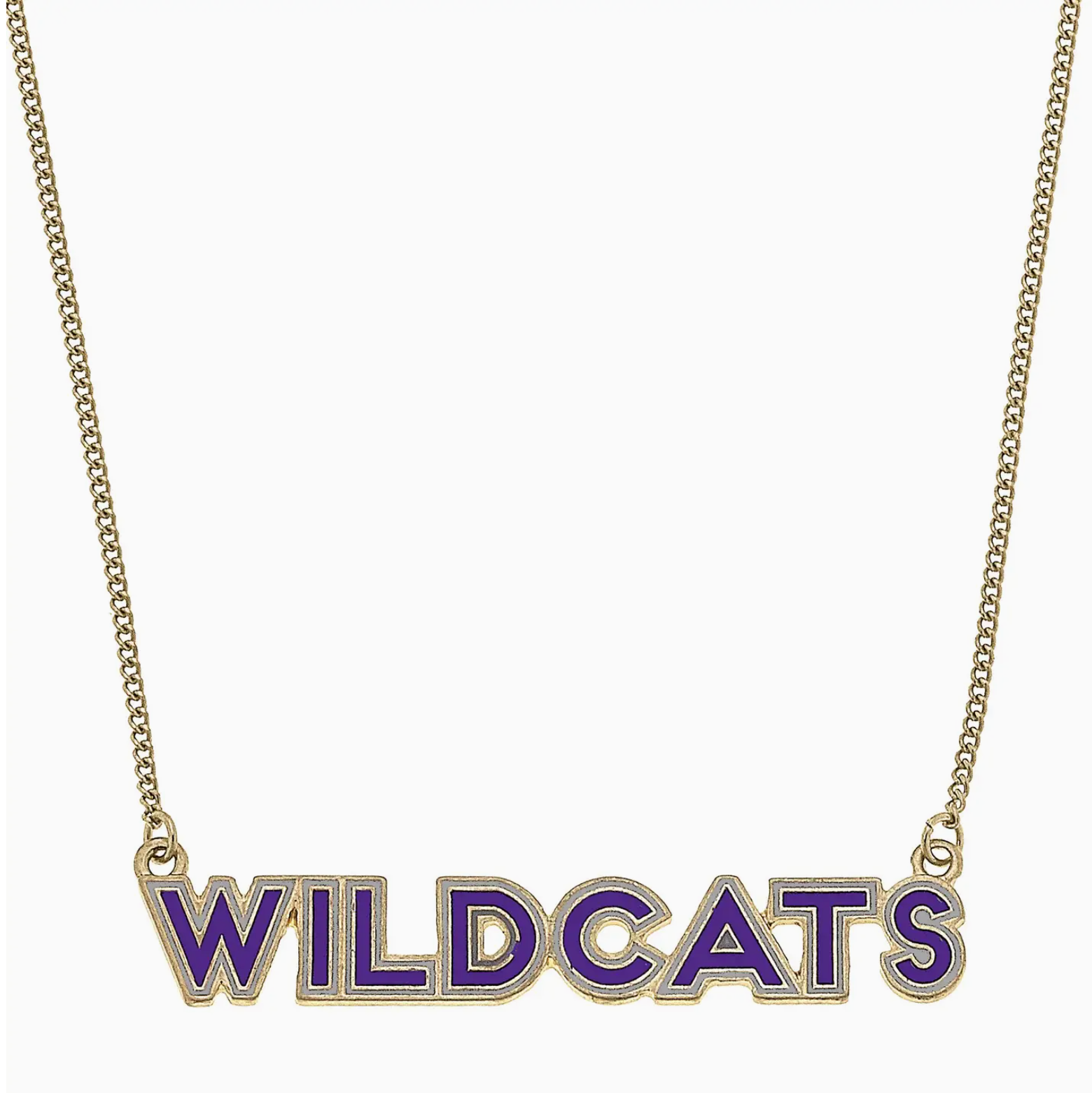 Kansas State Wildcats Enamel Necklace