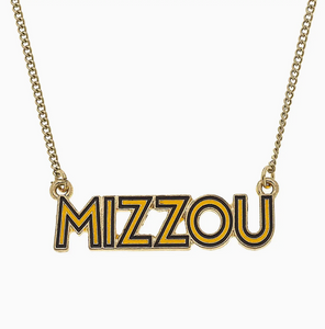 Missouri Tigers Enamel Necklace
