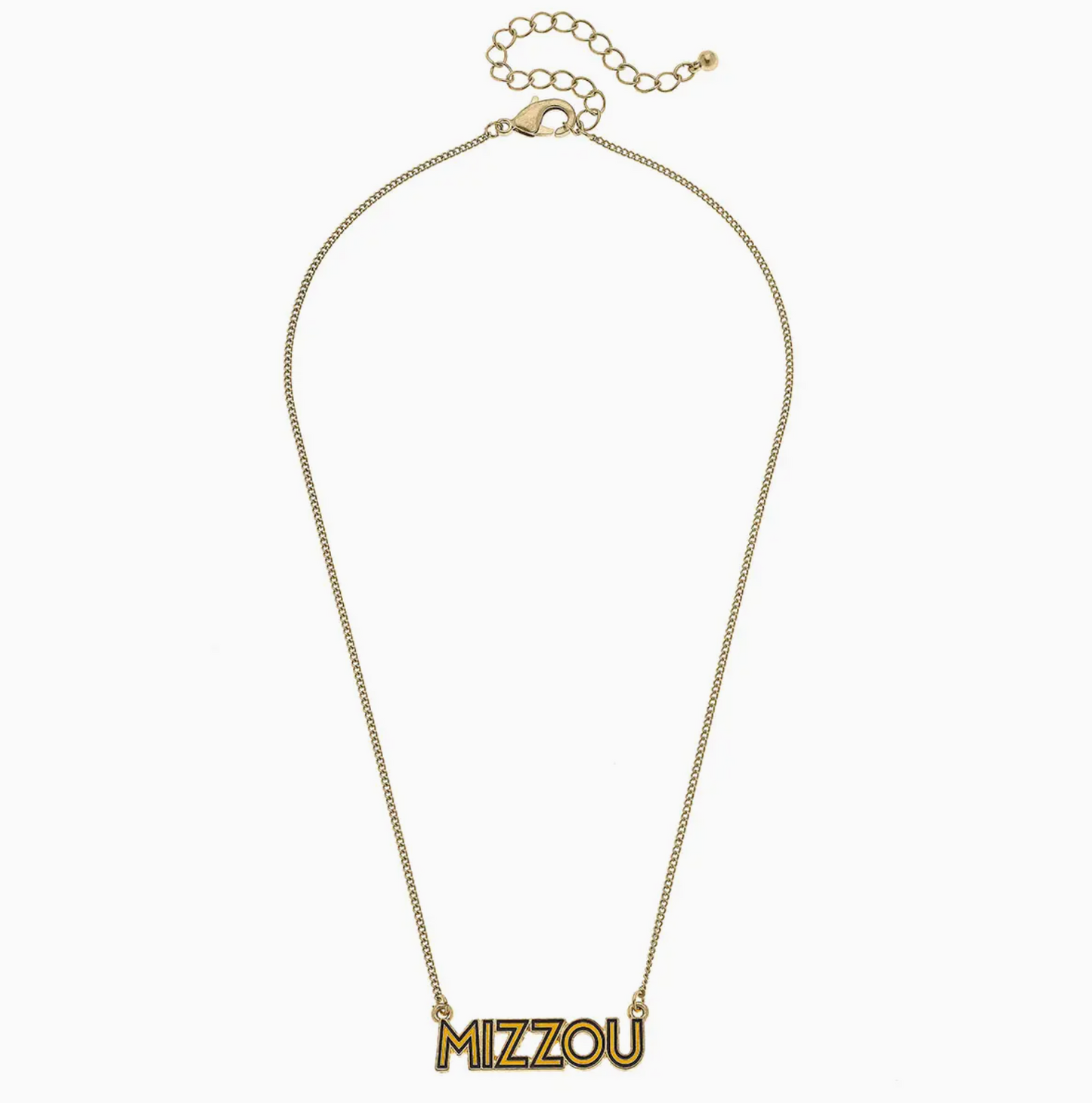 Missouri Tigers Enamel Necklace