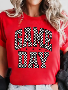 Checkered Game Day Tee