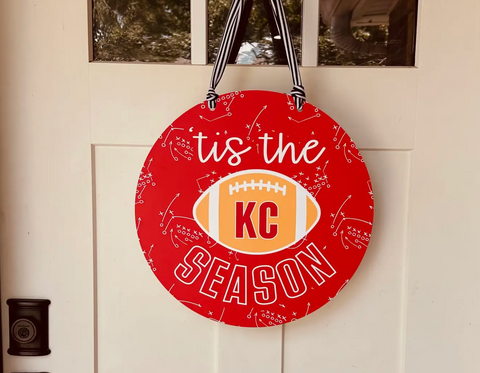 Tis the Season KC Door Sign