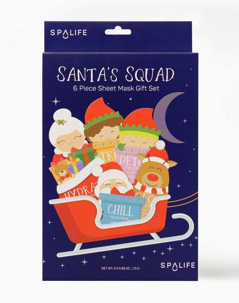 Santa's Squad Sheet Mask Gift Set
