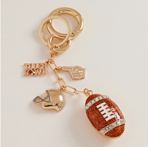 Football Charm Keychain