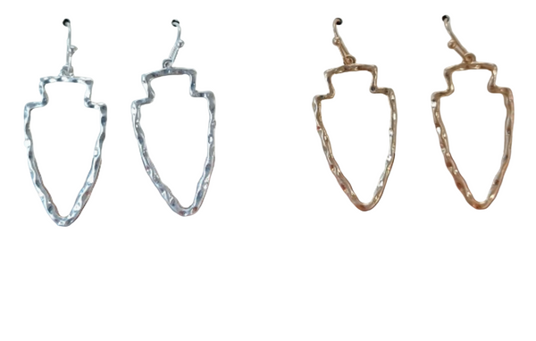 Mini Arrowhead Earrings