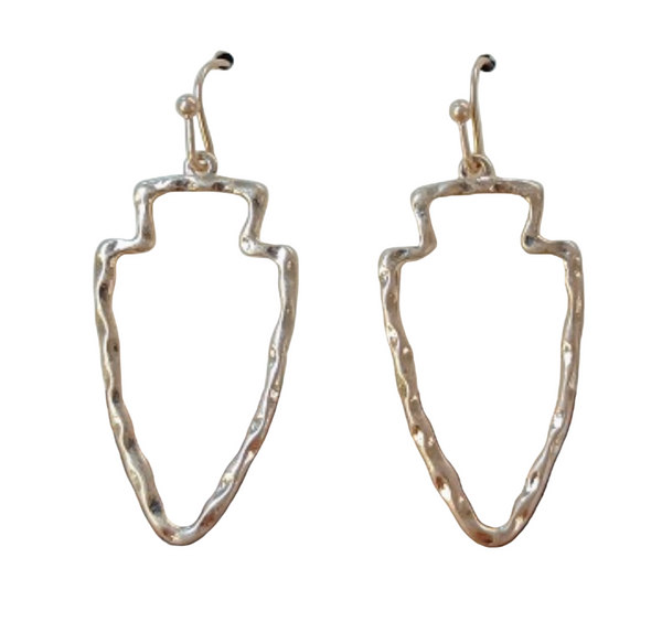 Mini Arrowhead Earrings
