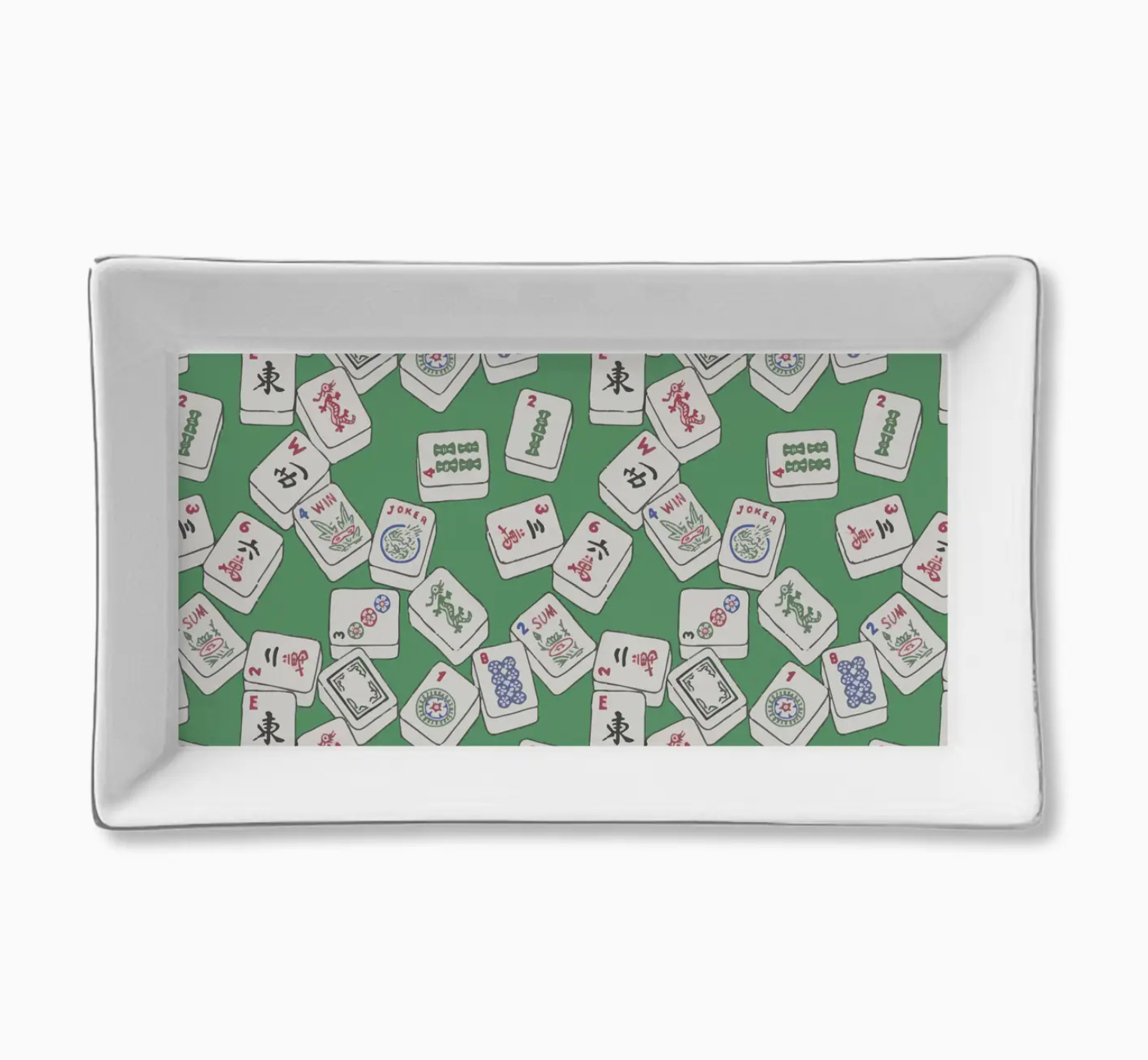 Mahjong Ceramic Tray