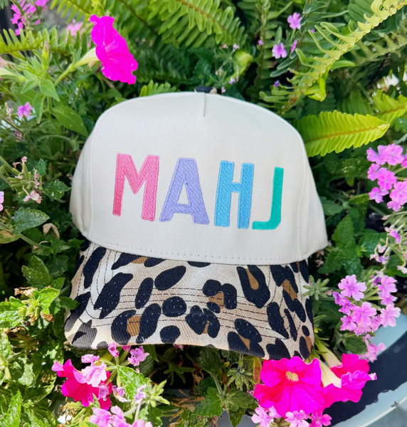 Mahj Leopard Hat