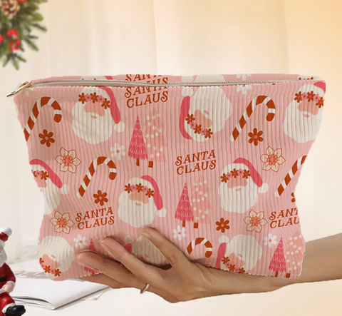 Santa Claus Zip Up Bag