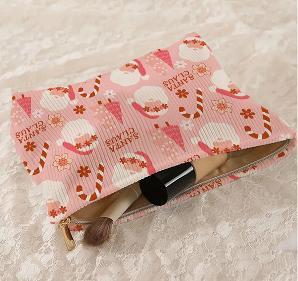 Santa Claus Zip Up Bag