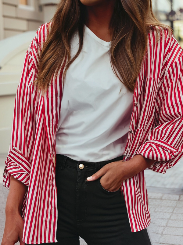 Abby Stripe Button Down Shirt